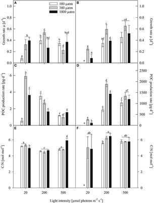 Light Intensity Modulates the Response of Two Antarctic Diatom Species to Ocean Acidification